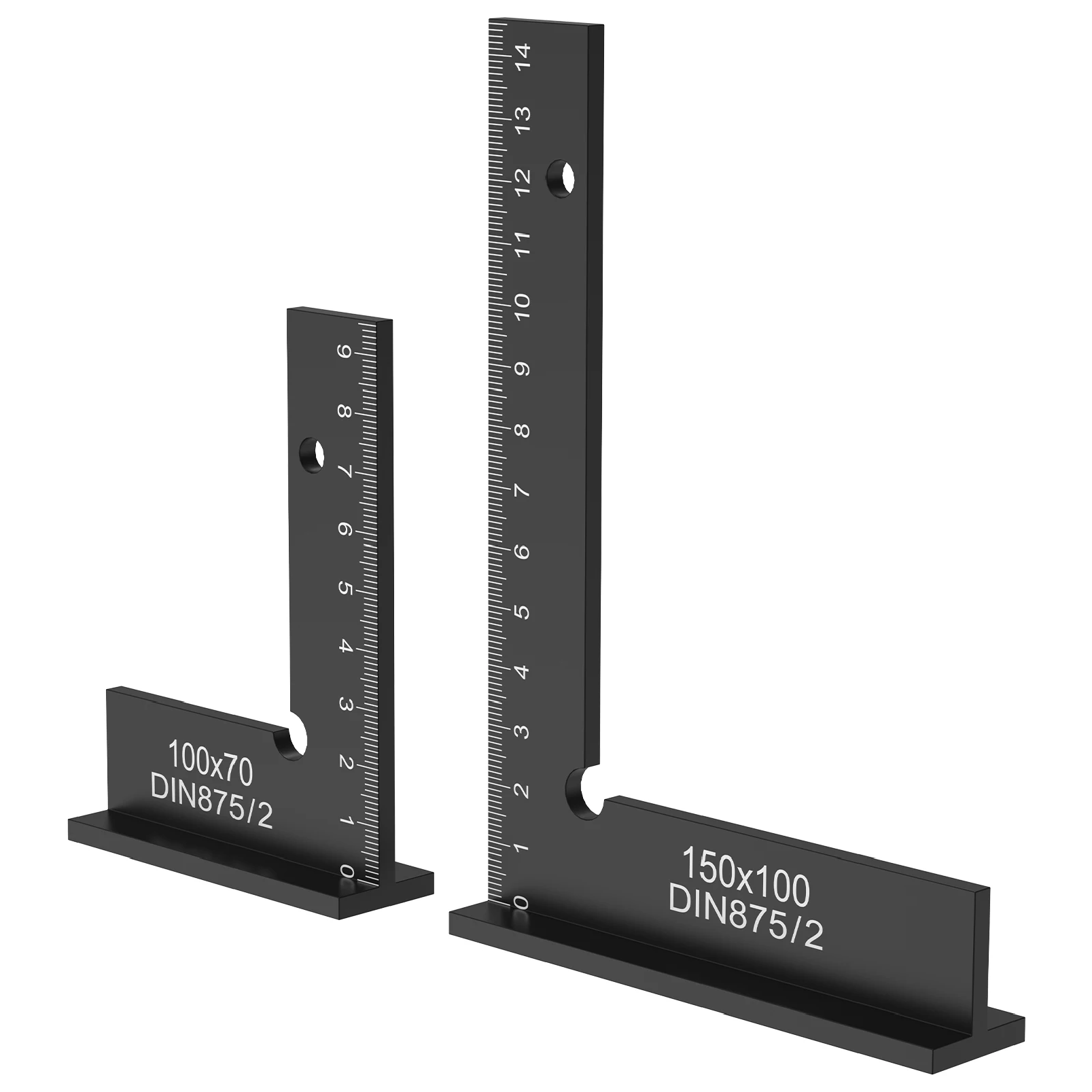 Woodworking For Engineers - 2Pcs Engineer Square Ruler Portable Machinist
