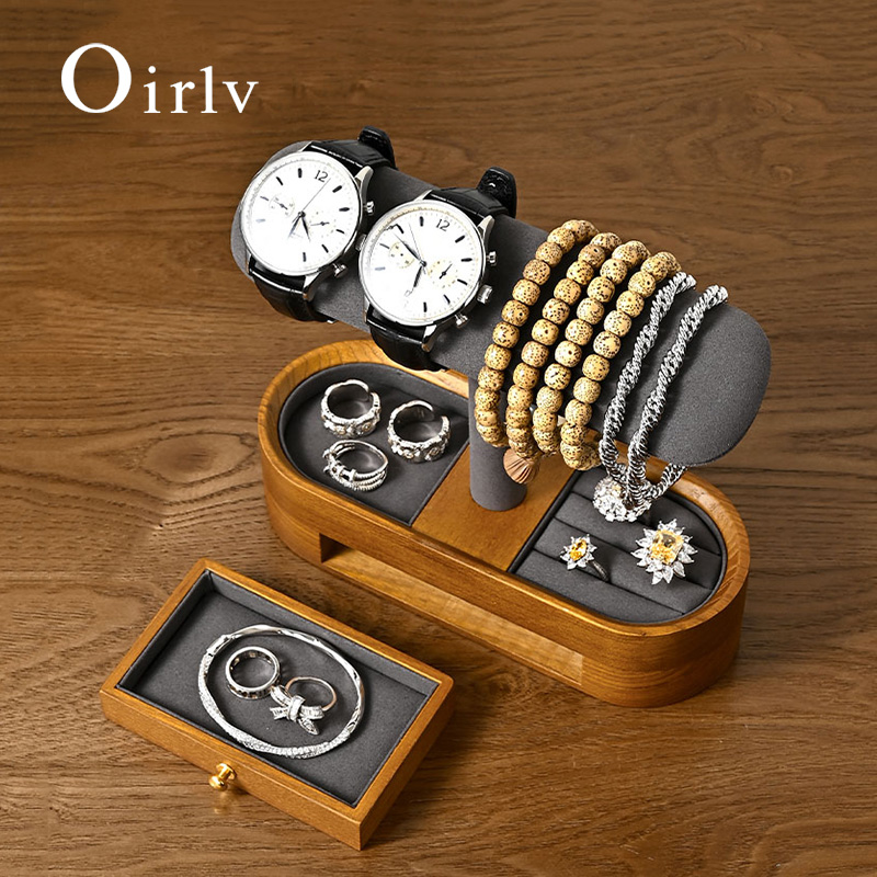 Woodworking Show - Oirlv Solid Wood Watch Organizer Shelf
