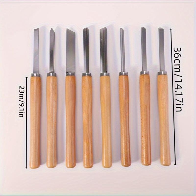 Skew Chisel Wood - 8Pcs Professional Wood Turning Chisel Set