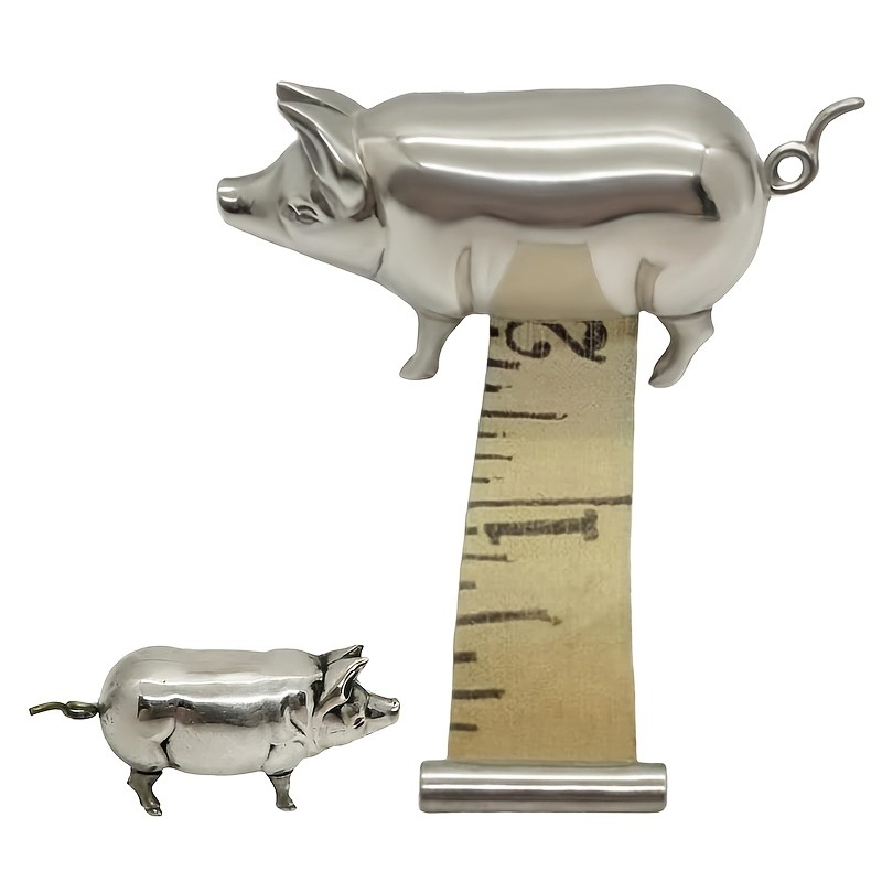 Woodworking Artisans - Creative Mini Pig Tape Measure Retro