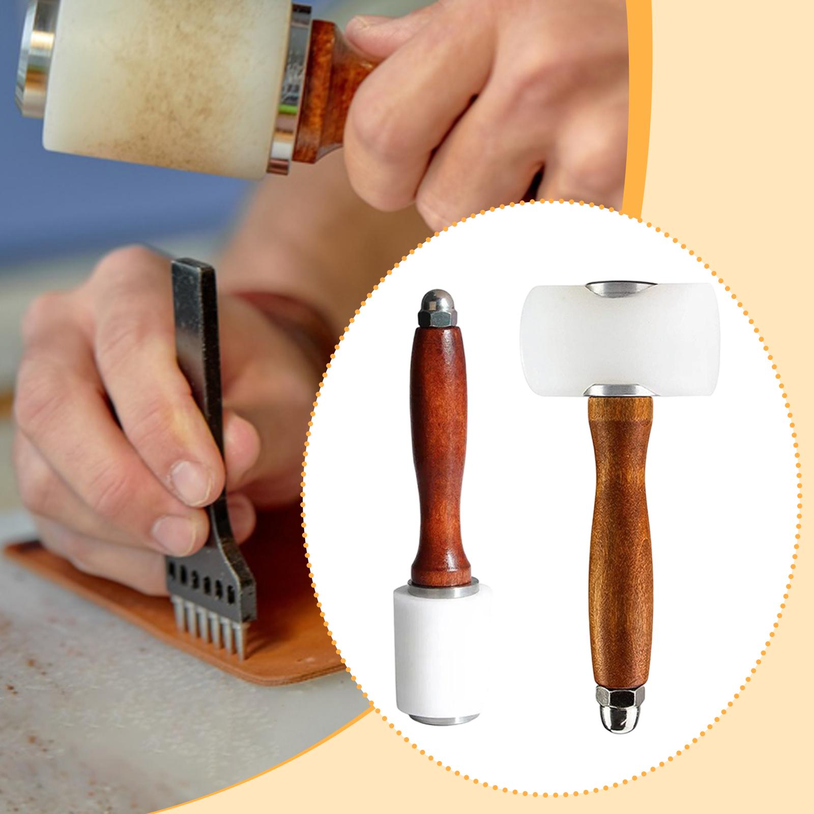 Wooden Mallet Carving - Leather Carving Hammer Premium, Durability, DIY