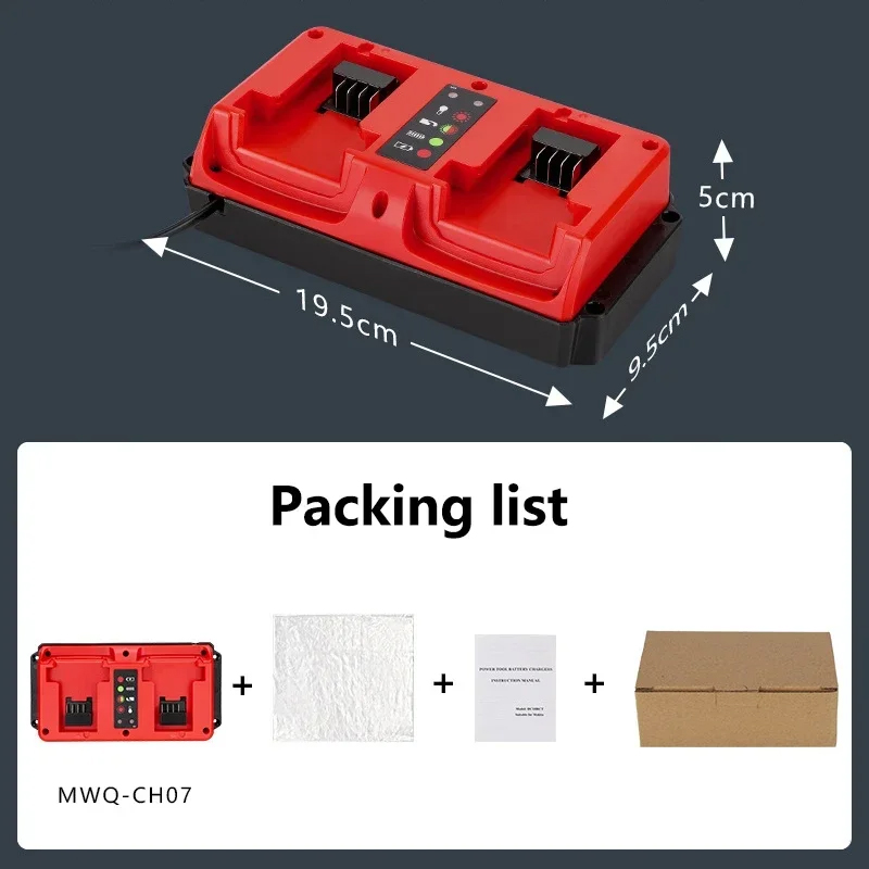 Woodworking Uk - Replacement Fast Battery Charger for Milwaukee