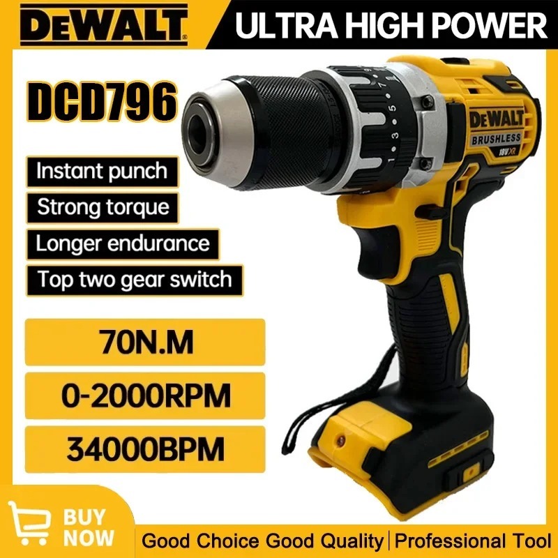 Dewalt DCD796 Cordless Brushle - огляд і ціна Woodworking Essential Tools