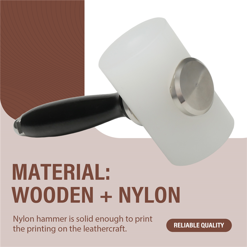 AT63-Leather For Leathercraft  - огляд і ціна Wooden Mallet Carving