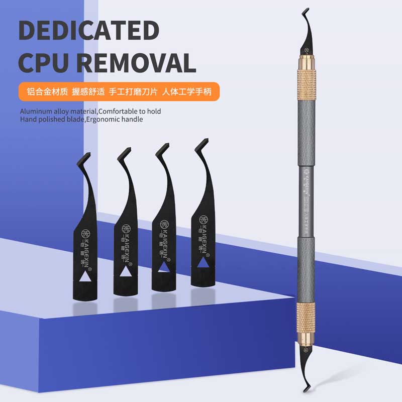 KGX CPU Glue Removal Blade Set - огляд і ціна Card Scraper Steel