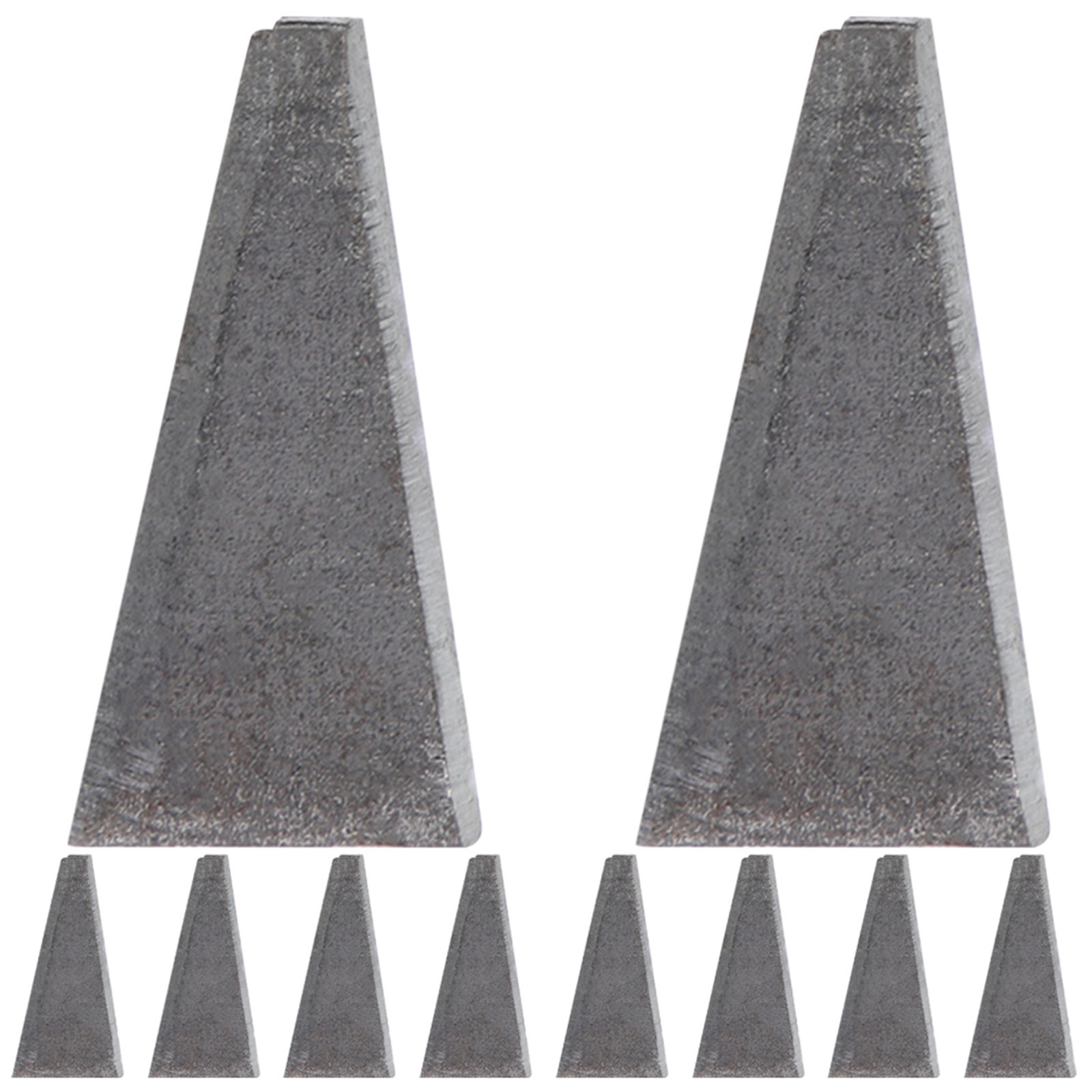 10pcs Axe Wedge Triangular Ham - огляд і ціна Wooden Mallet Carving