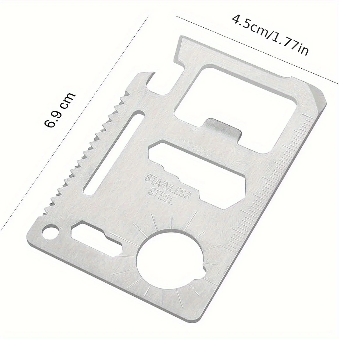 1/2pcs Pack 11 in 1 Credit Car - огляд і ціна Card Scraper Steel