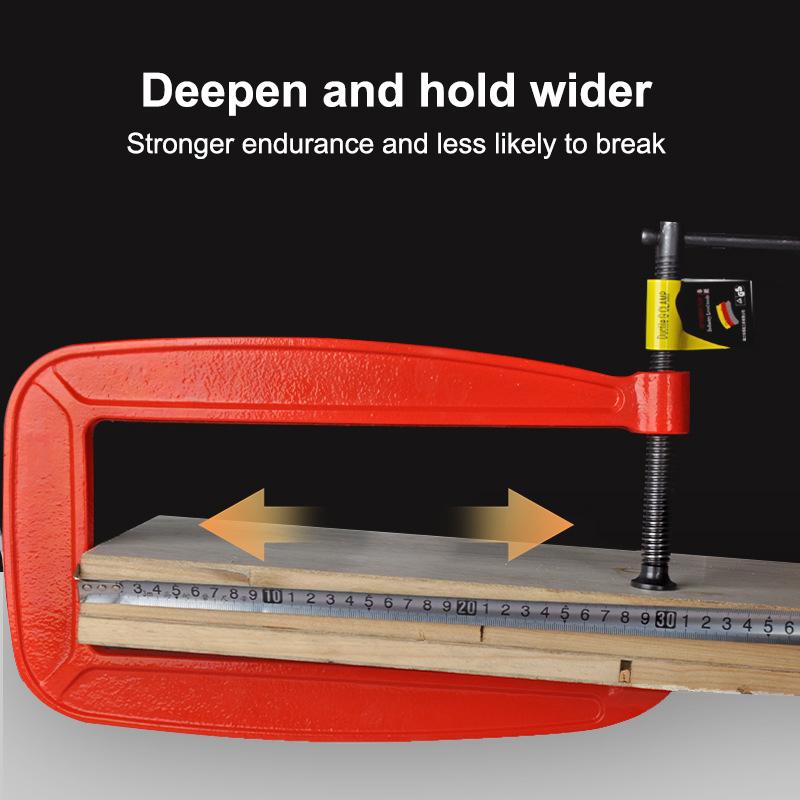 G Clamp Deep Reach C Clamp 1/1 - огляд і ціна Woodworking Clamp