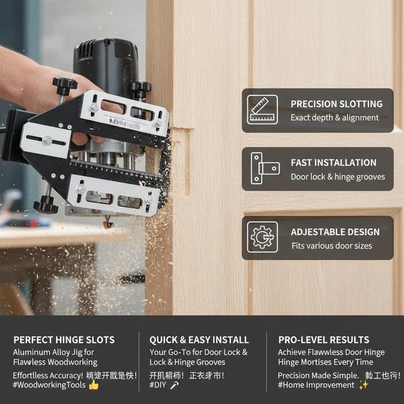Aluminum Alloy Mortise Templat - огляд і ціна Woodworking Clamp