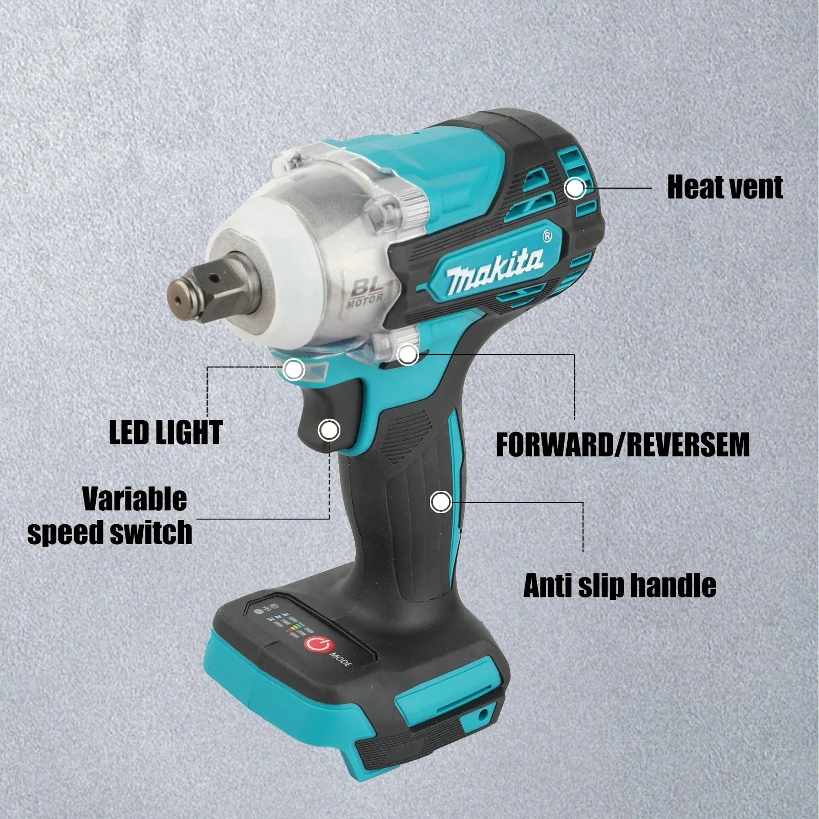Makita DTW300 18V Brushless Co - огляд і ціна Makita Drill Dtw300