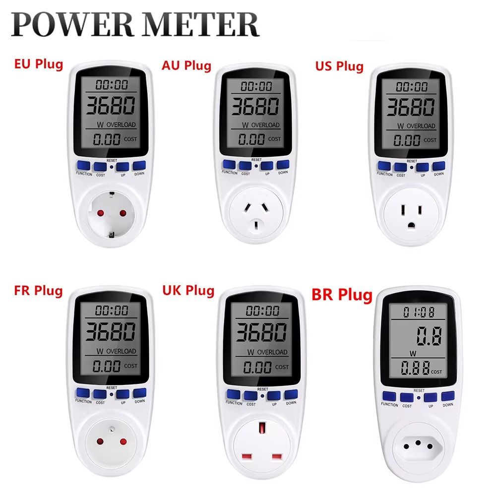 220V 110V Digital LCD Wattmete - огляд і ціна Woodworking Uk