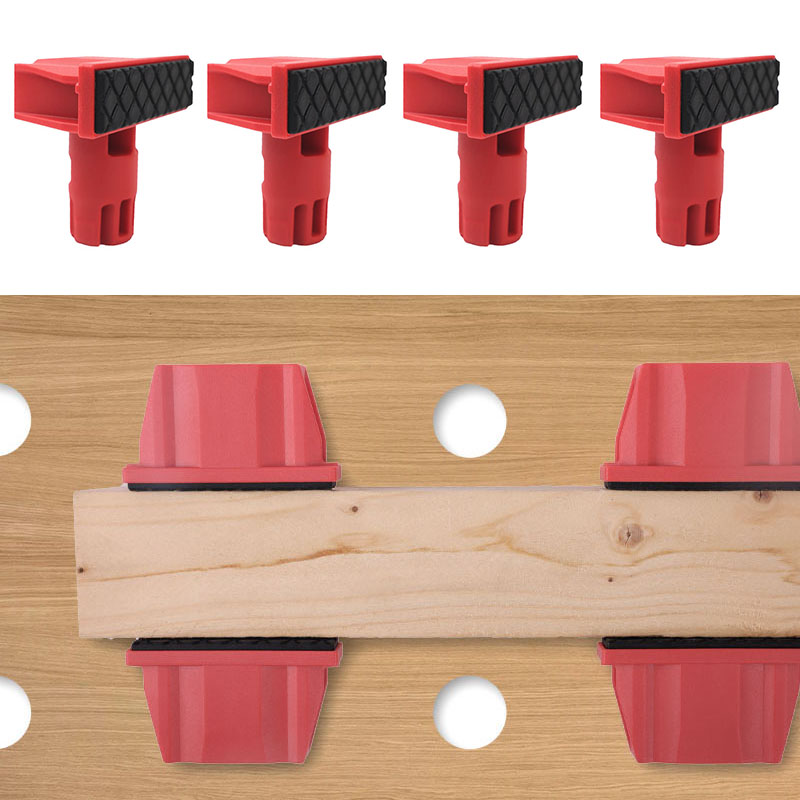 4Pcs Plastics Bench Dogs, 20mm - огляд і ціна Woodworking Essential Tools