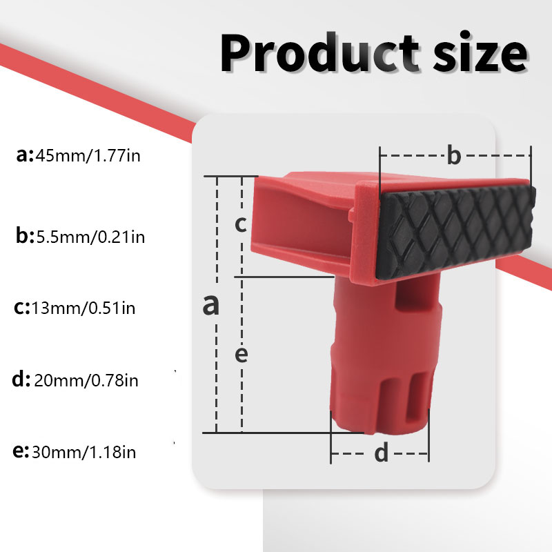 4Pcs Plastics Bench Dogs, 20mm - огляд і ціна Woodworking Essential Tools