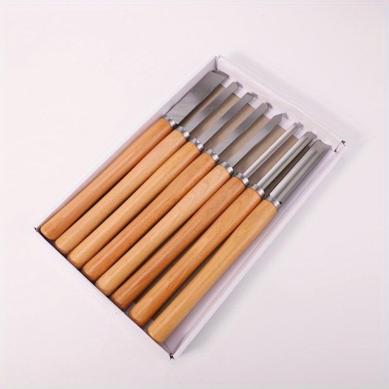 8Pcs Professional Wood Turning - огляд і ціна Skew Chisel Wood