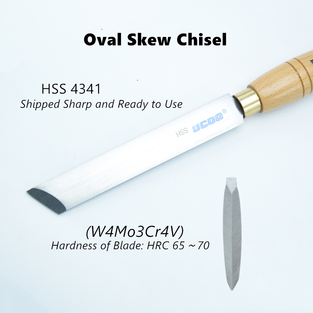 UCDO HSS 26mm Woodturning Big  - огляд і ціна Skew Chisel Wood