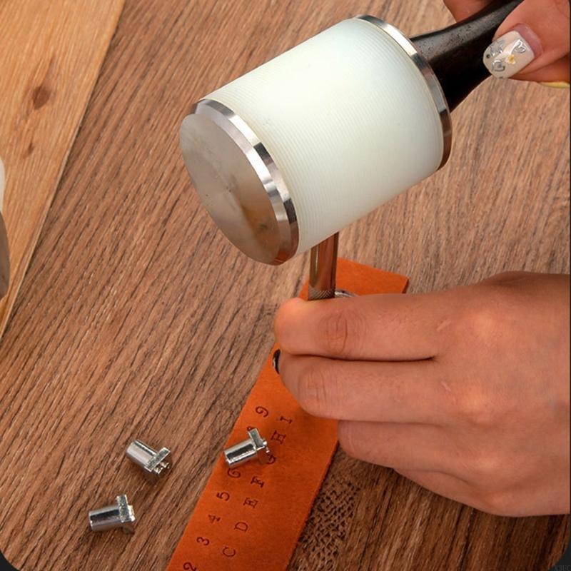 DIY Leather Crafts Mallet Long - огляд і ціна Wooden Mallet Carving