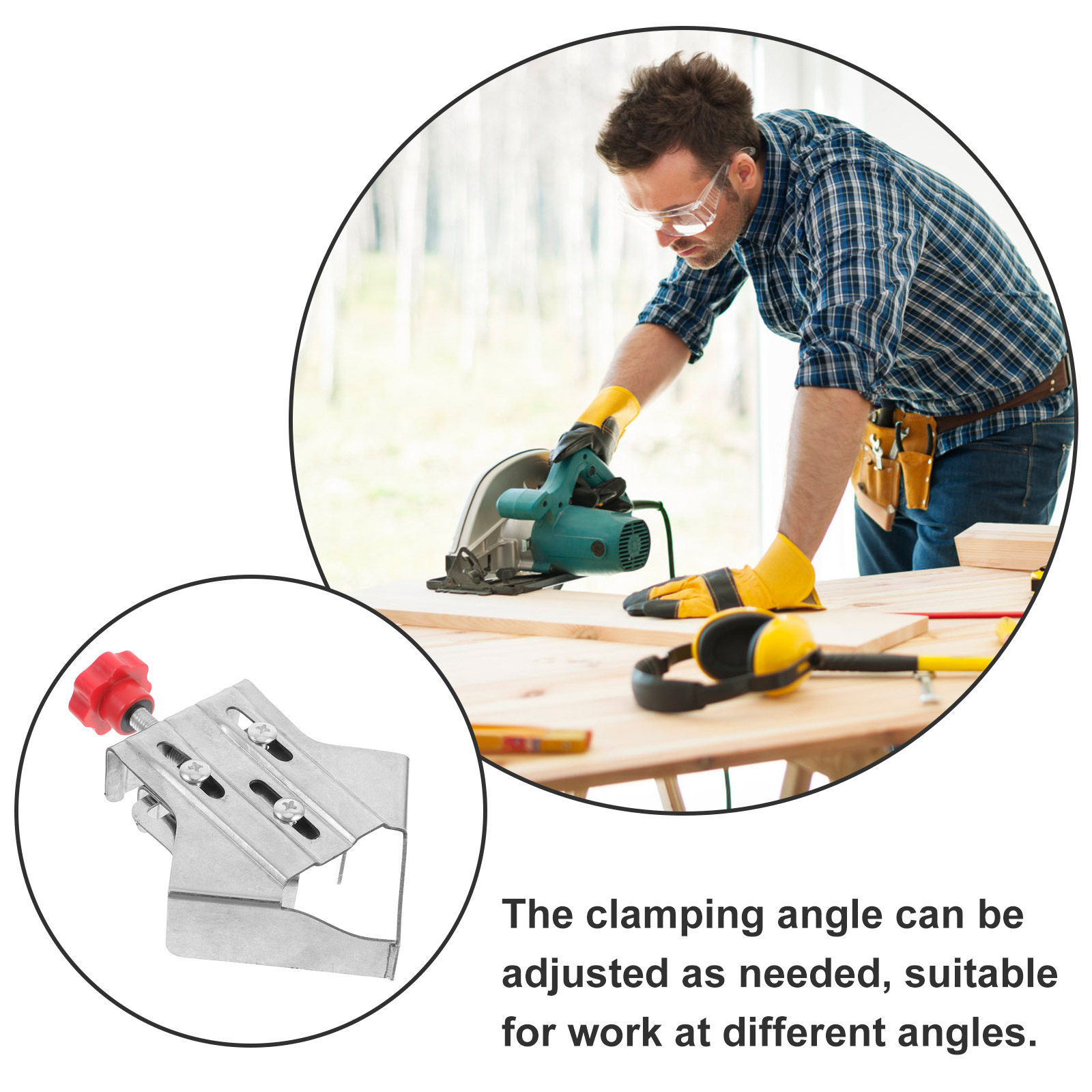 2Pcs Right Angle Clamp Stainle - огляд і ціна Woodworking Clamp
