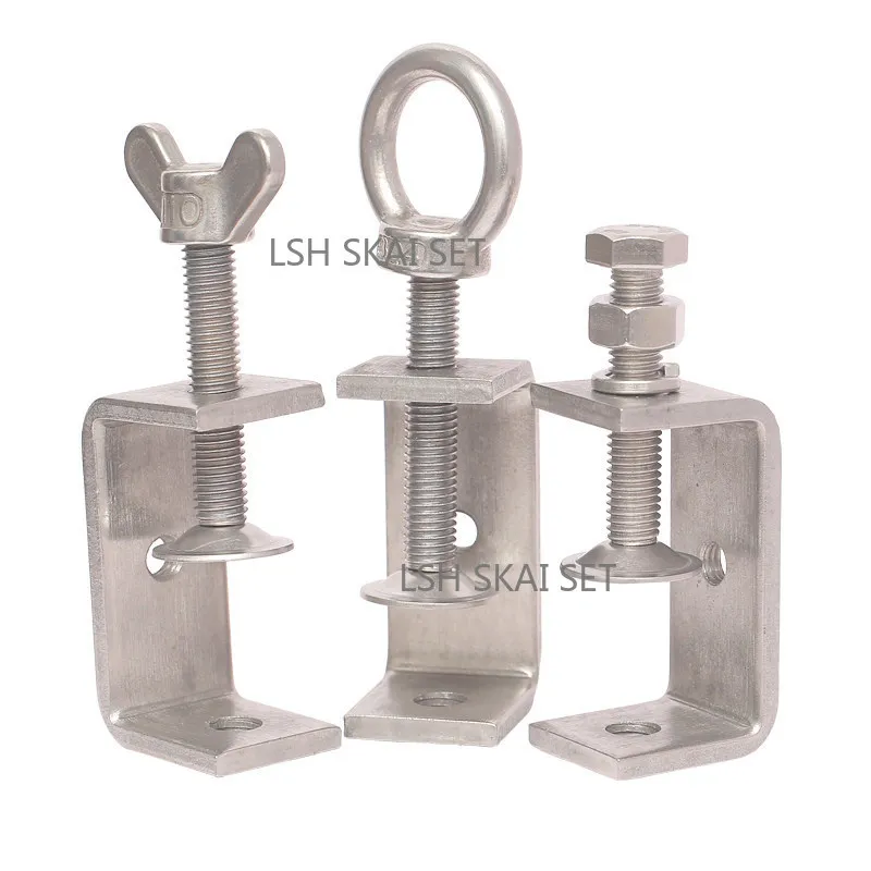 304 Stainless Steel Threaded C - огляд і ціна Woodworking Clamp