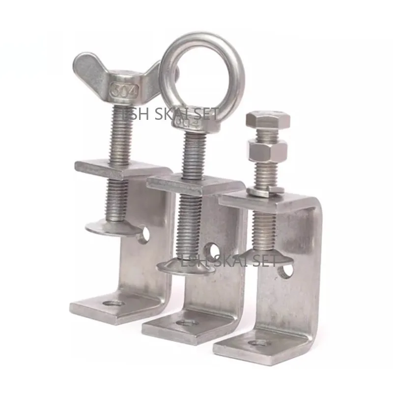 304 Stainless Steel Threaded C - огляд і ціна Woodworking Clamp