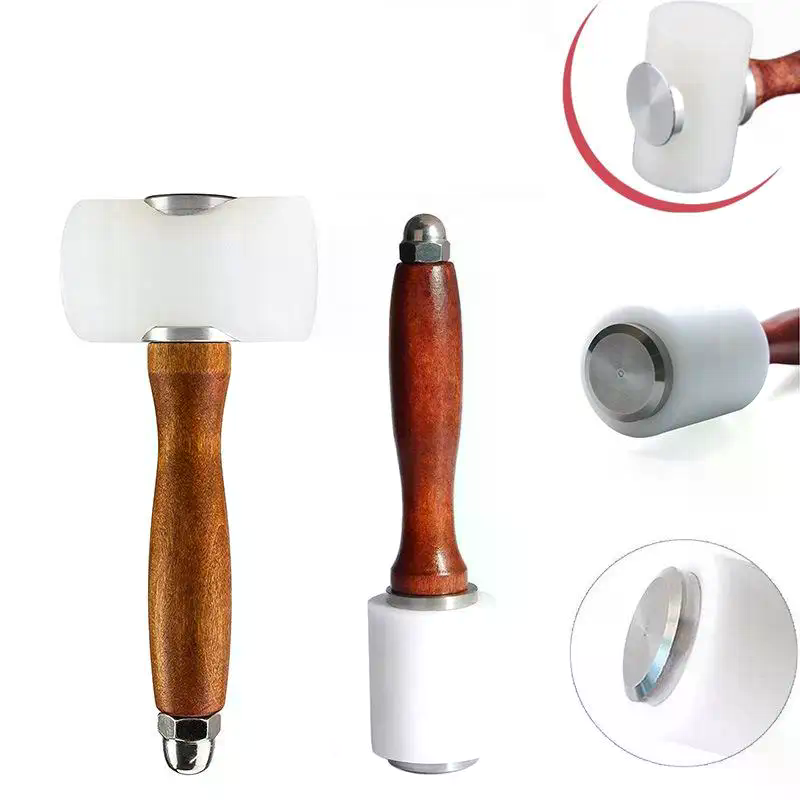 1PC Leather Carving Hammer Lea - огляд і ціна Wooden Mallet Carving