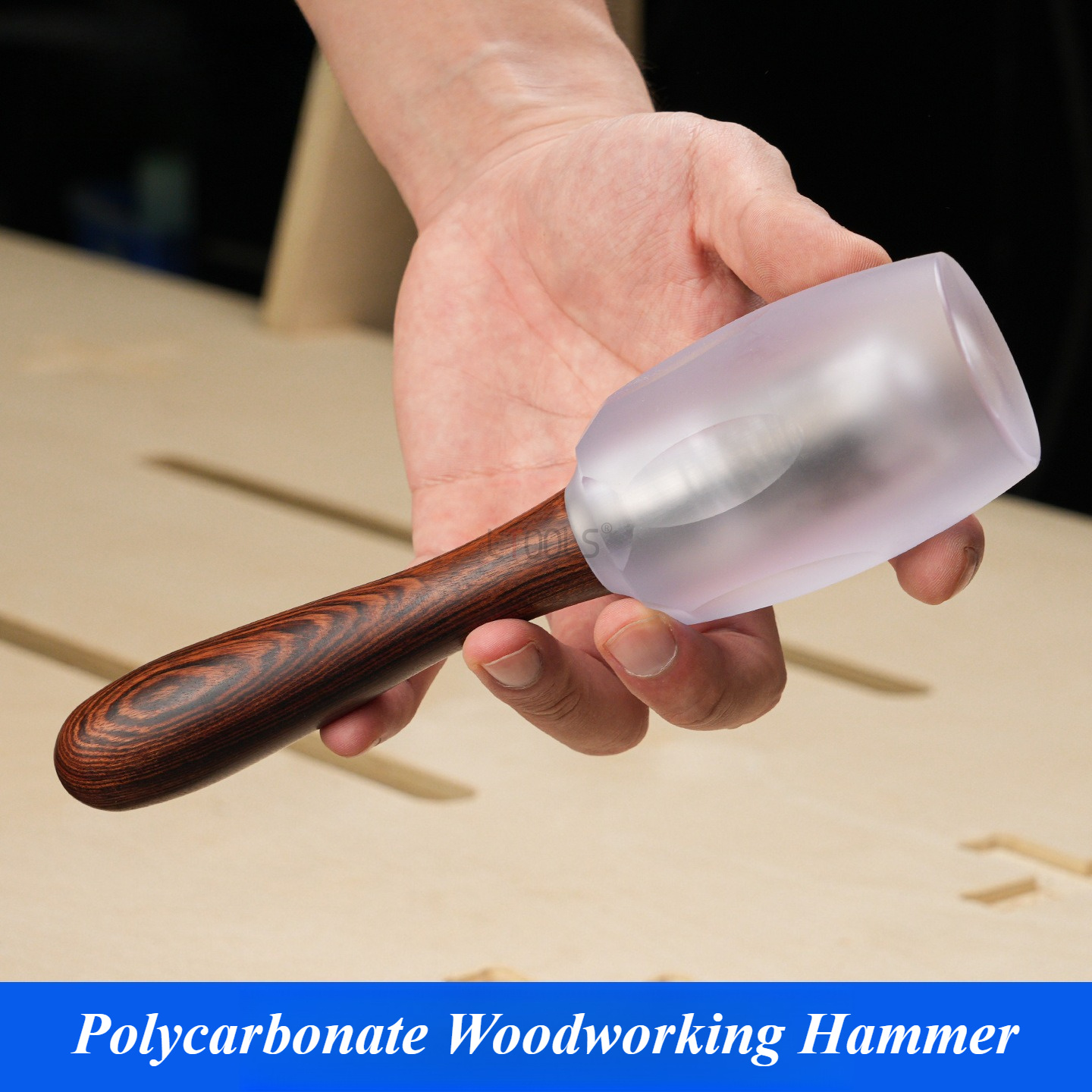 Anti Scratch Polycarbonate Woo - огляд і ціна Wooden Mallet Carving