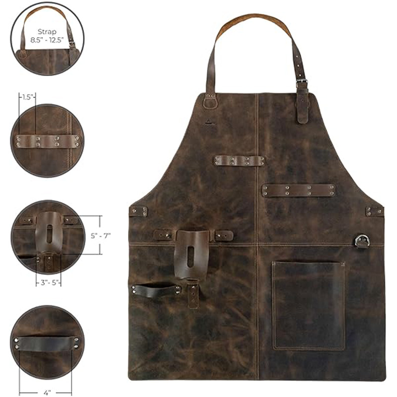 Retro PU Leather Apron, Cross  - огляд і ціна Woodworking Artisans