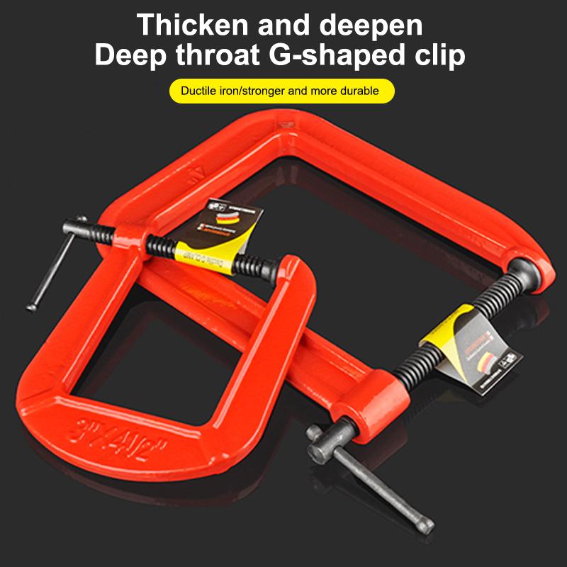 G Clamp Deep Reach C Clamp 1/1 - огляд і ціна Woodworking Clamp