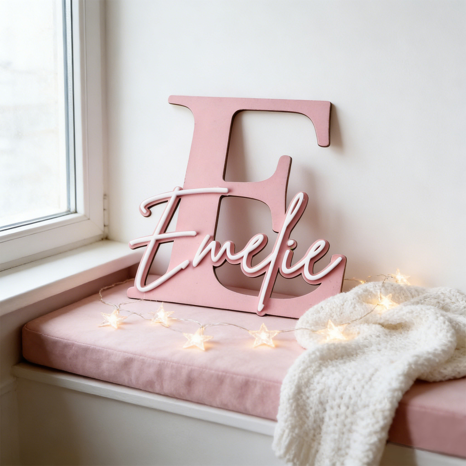 1pc Double-layer Wooden Name D - огляд і ціна Woodworking Laser