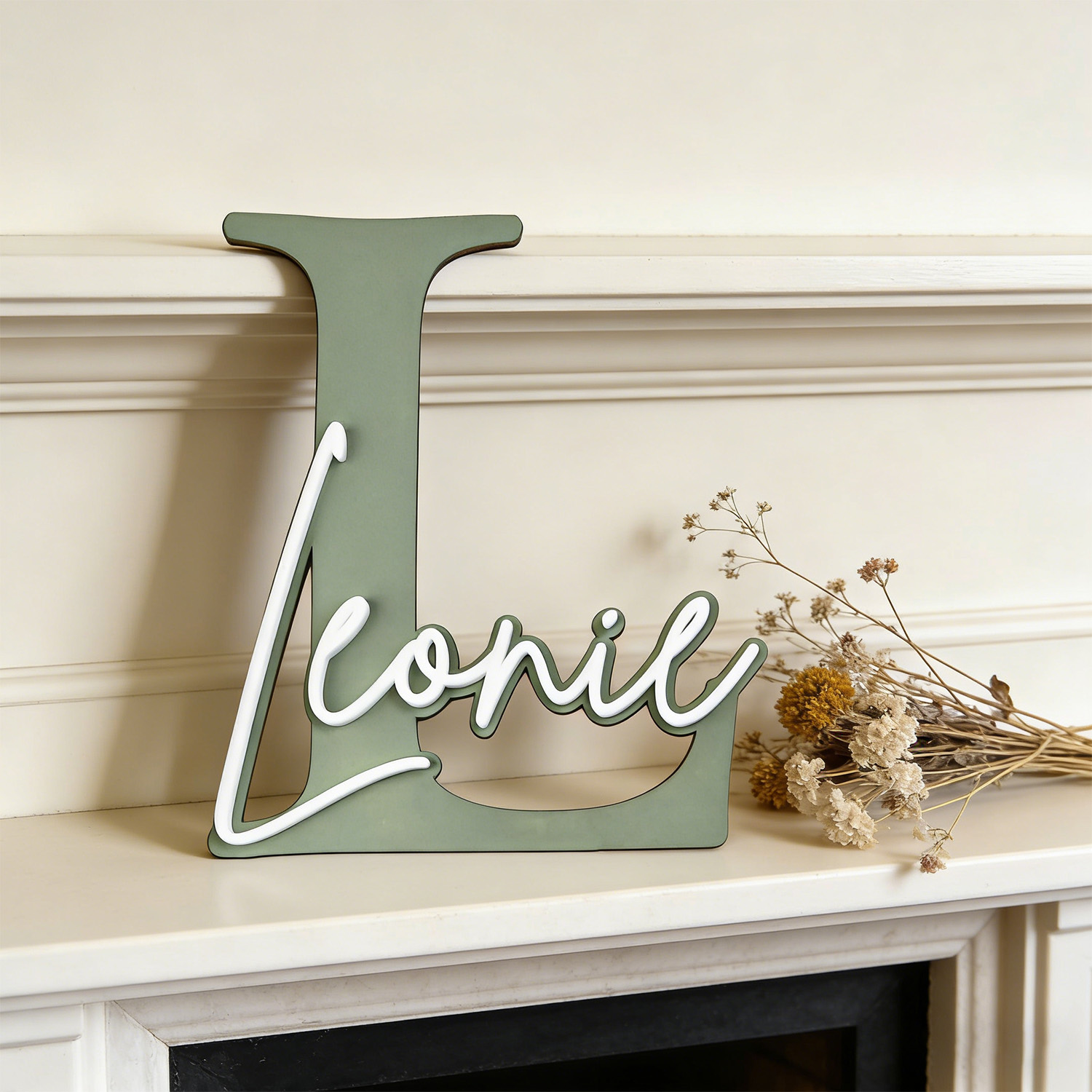 1pc Double-layer Wooden Name D - огляд і ціна Woodworking Laser