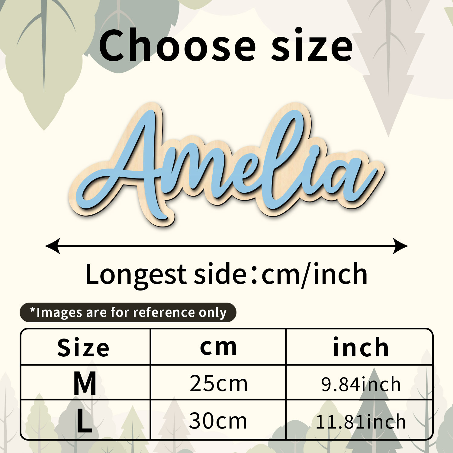 1pc Customized Wooden Name Dec - огляд і ціна Woodworking Laser
