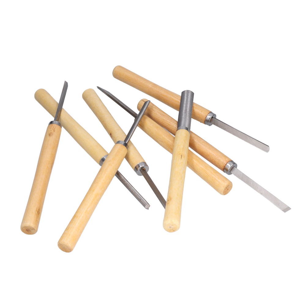 8PCS HSS Steel Wood Turning Ch - огляд і ціна Skew Chisel Wood