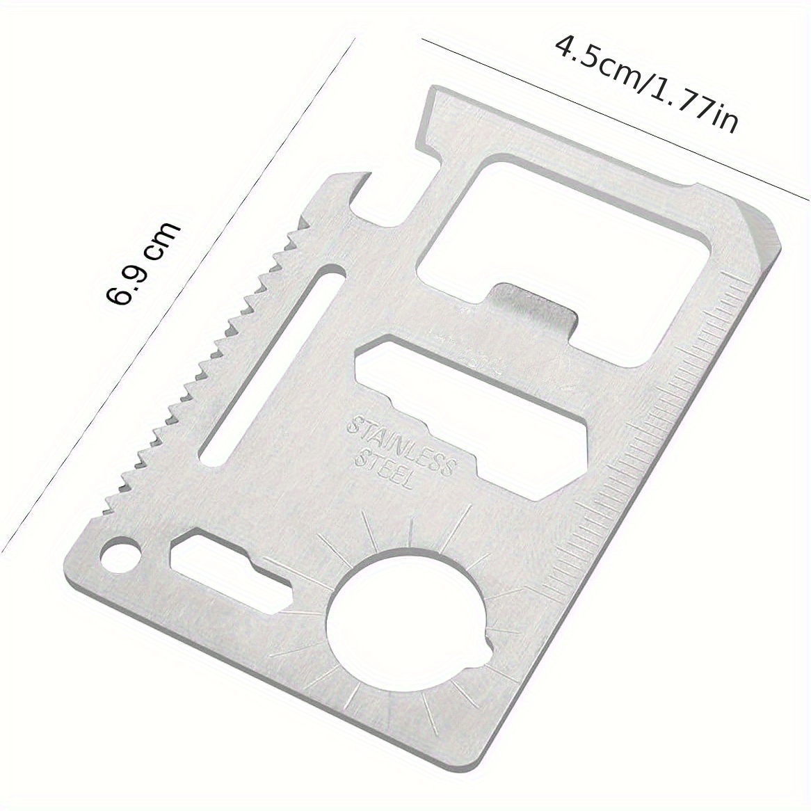 1/2pcs Pack 11 in 1 Credit Car - огляд і ціна Card Scraper Steel